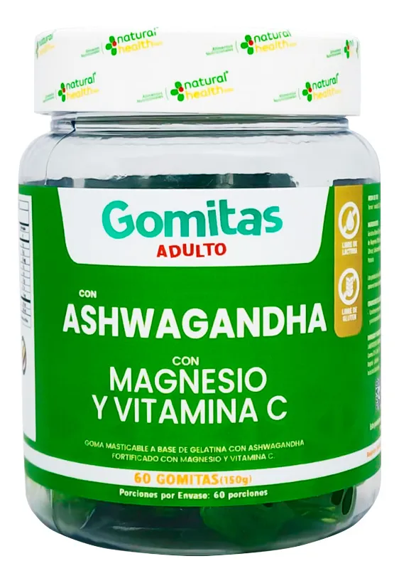 Ashwagandha Gummies – Relajación y Vitalidad Natural (60 gomitas)