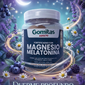 Gomitas de Melatonina y Magnesio (60 gomitas)